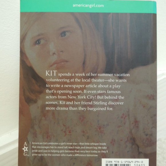 American Girl A Kit Mystery "A Thief In The Theater" softcover book - Picture 2 of 5